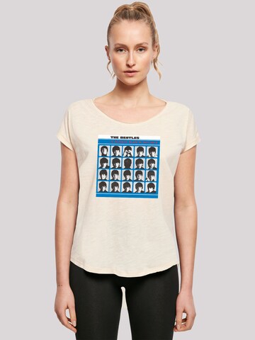 F4NT4STIC T-Shirt 'The Beatles Retro' in Beige: Vorderseite