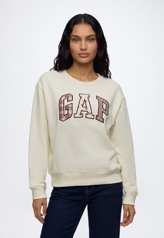 GAP Sweatshirt 'HERITAGE' in Beige: Vorderseite