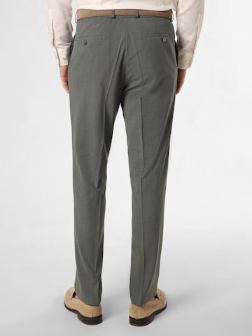 CARL GROSS Regular Pleated Pants 'Sendrik' in Green