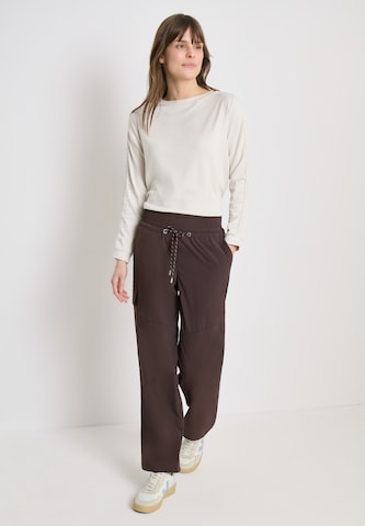 CECIL Loose fit Pants 'Neele' in Brown