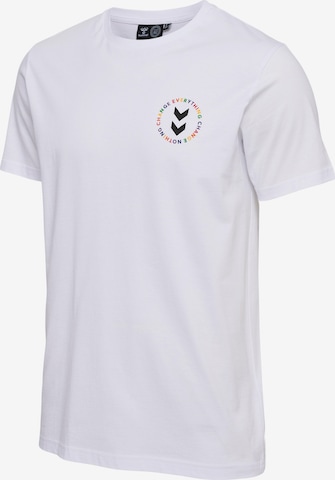 T-Shirt 'Everything Nothing' Hummel en blanc