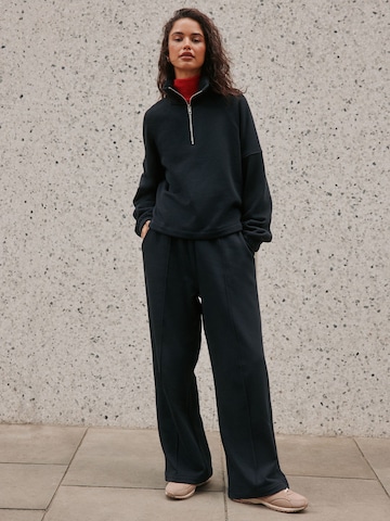 Next Wide Leg Hose in Schwarz