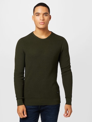 BLEND Sweater 'Codford' in Green: front