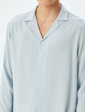 Koton Regular fit Button Up Shirt in Blue