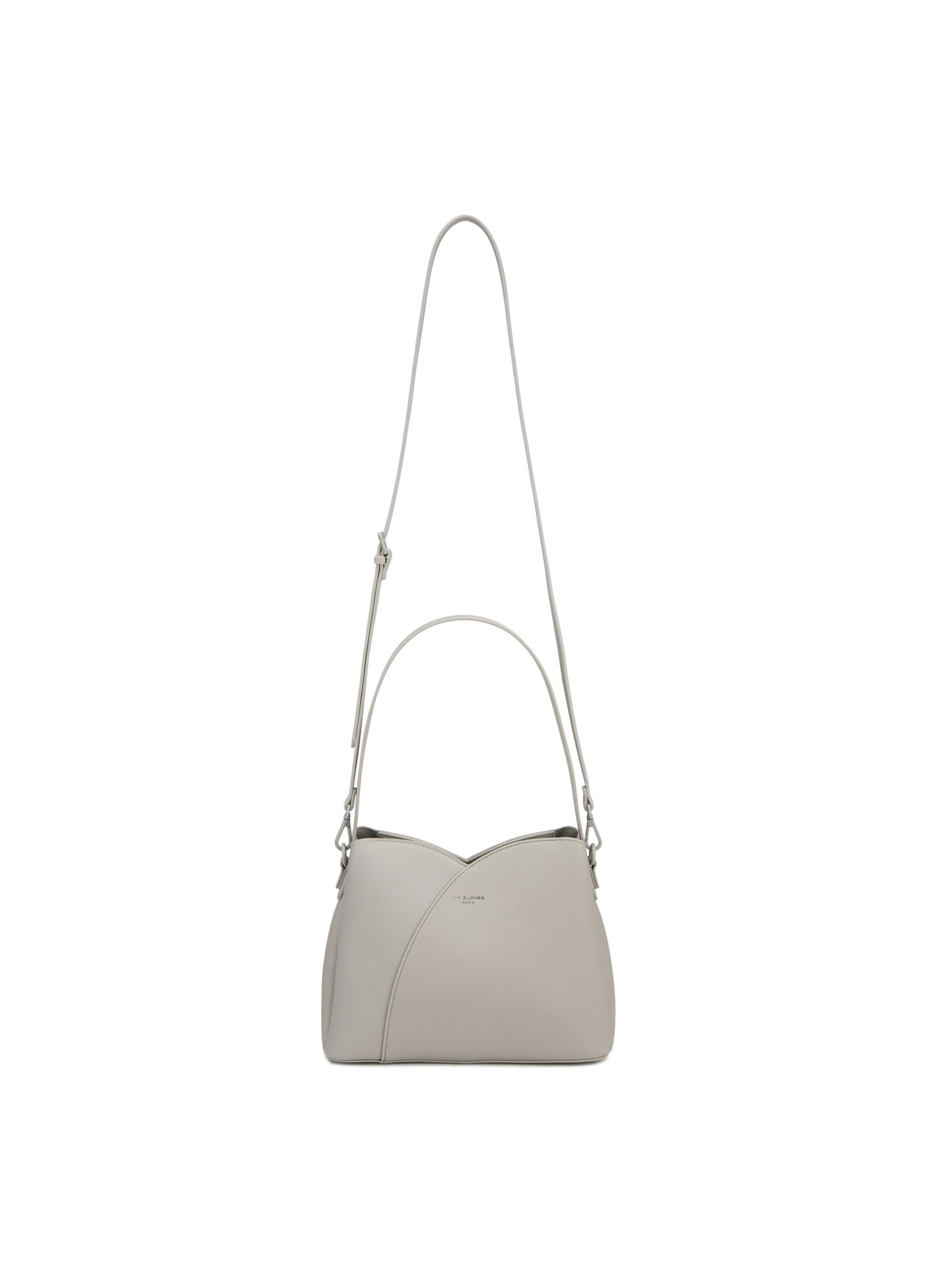 Borsa a spalla 'Borsa a Spalla David Jones Design Curvilineo Ecopelle' di David Jones in grigio
