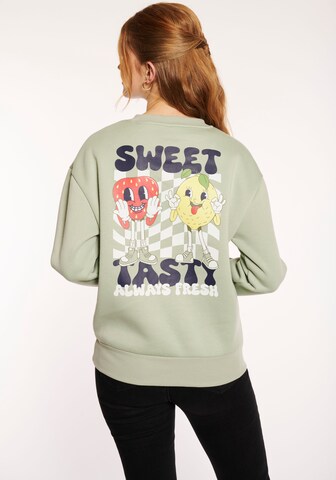 Hailys Sweatshirt in Green: front