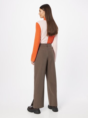 Y.A.S Wide leg Pants 'RONAN' in Brown