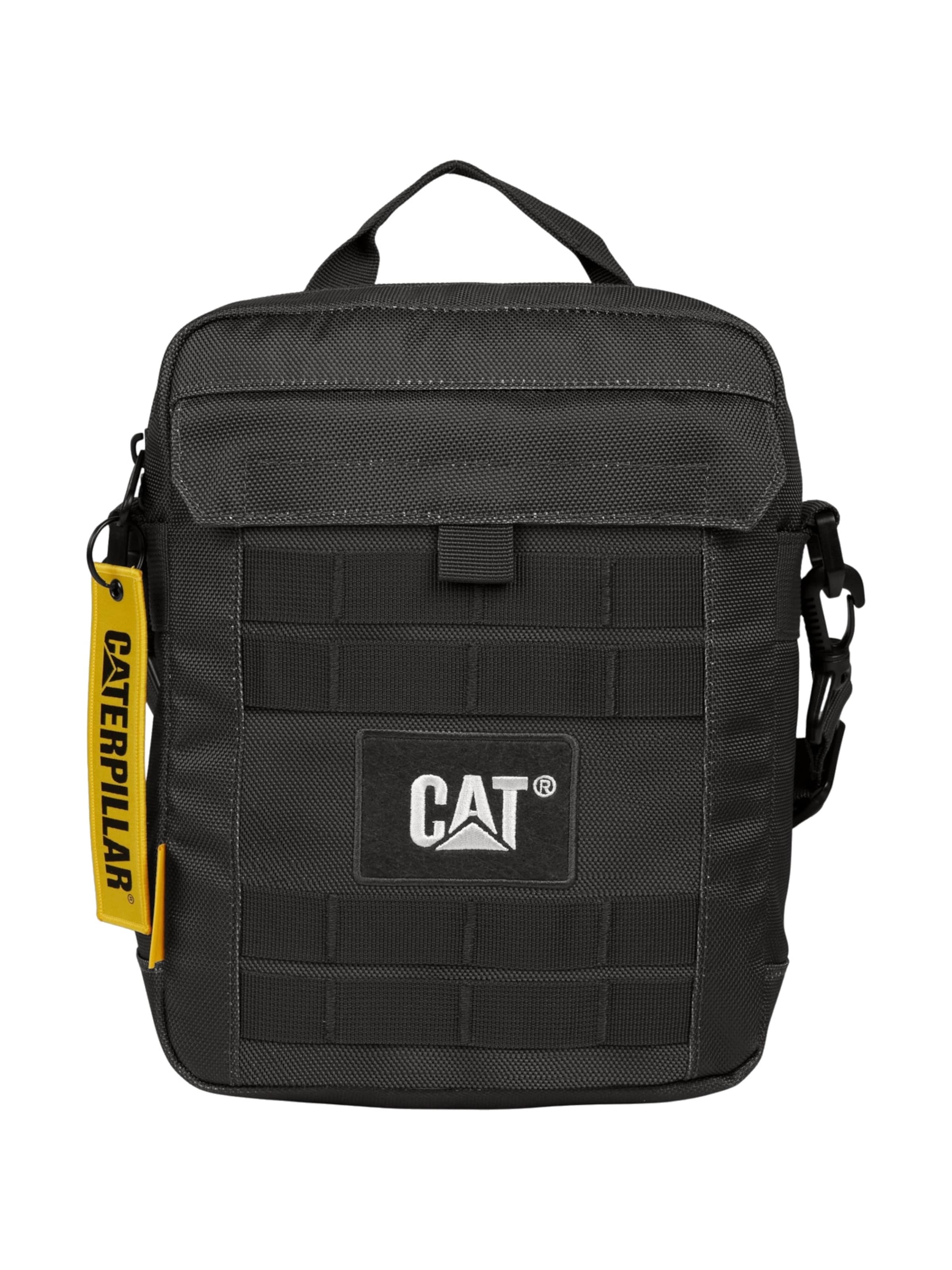 CATERPILLAR Schoudertas 'Caterpillar Namib Tablet Bag' in Zwart: voorkant