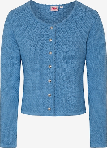 SPIETH & WENSKY Knit Cardigan 'Pupa' in Blue: front