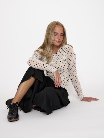 Haut 'Rolo' Peppercorn en beige