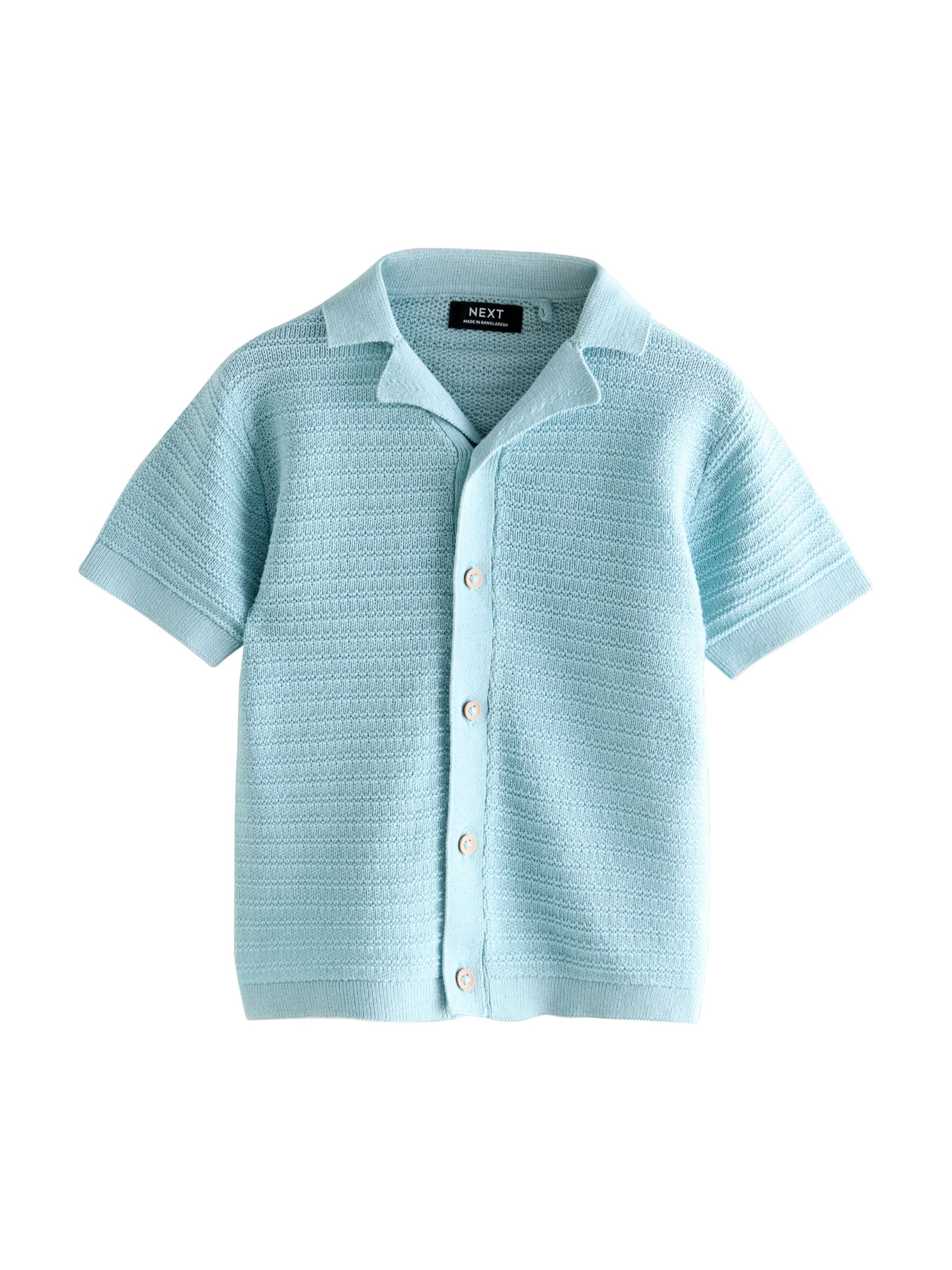 Next Gebreid vest in Blauw: voorkant