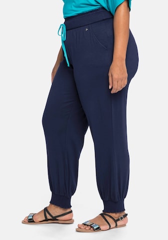 SHEEGO Tapered Broek in Blauw