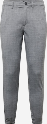 Coupe slim Pantalon GABBA en gris : devant