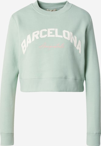 Sweat-shirt AÉROPOSTALE en vert : devant