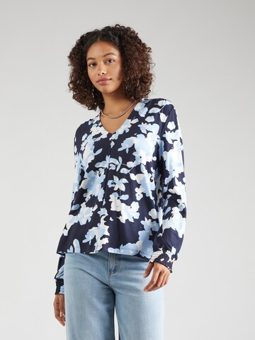 TOM TAILOR Blouse in Blauw: voorkant