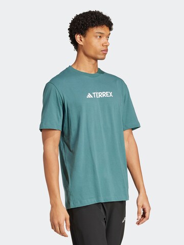 ADIDAS TERREX Koszulka funkcyjna w kolorze zielony: przód