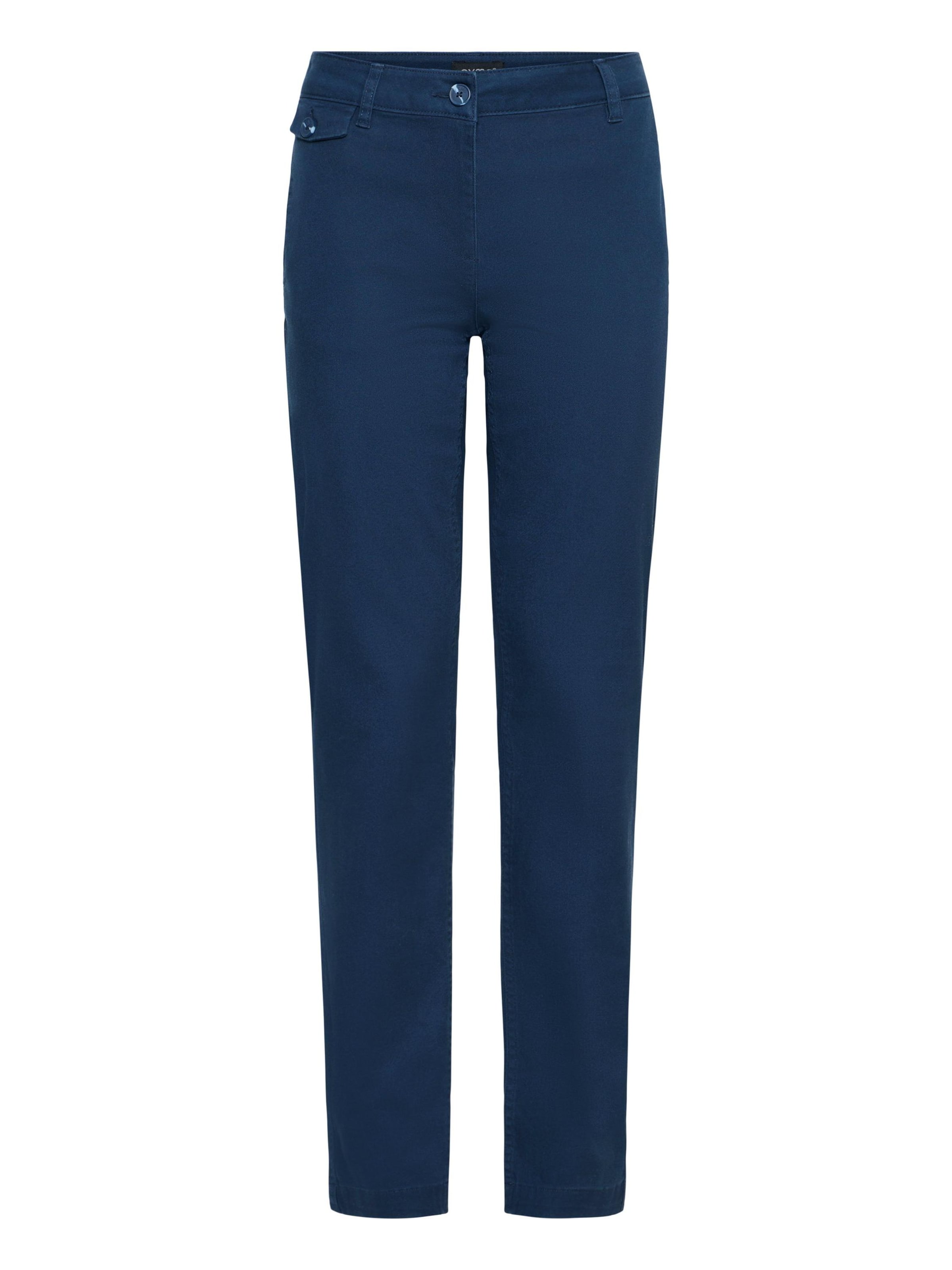 Oxmo - Regular Calças chino 'Iben' em azul: frente