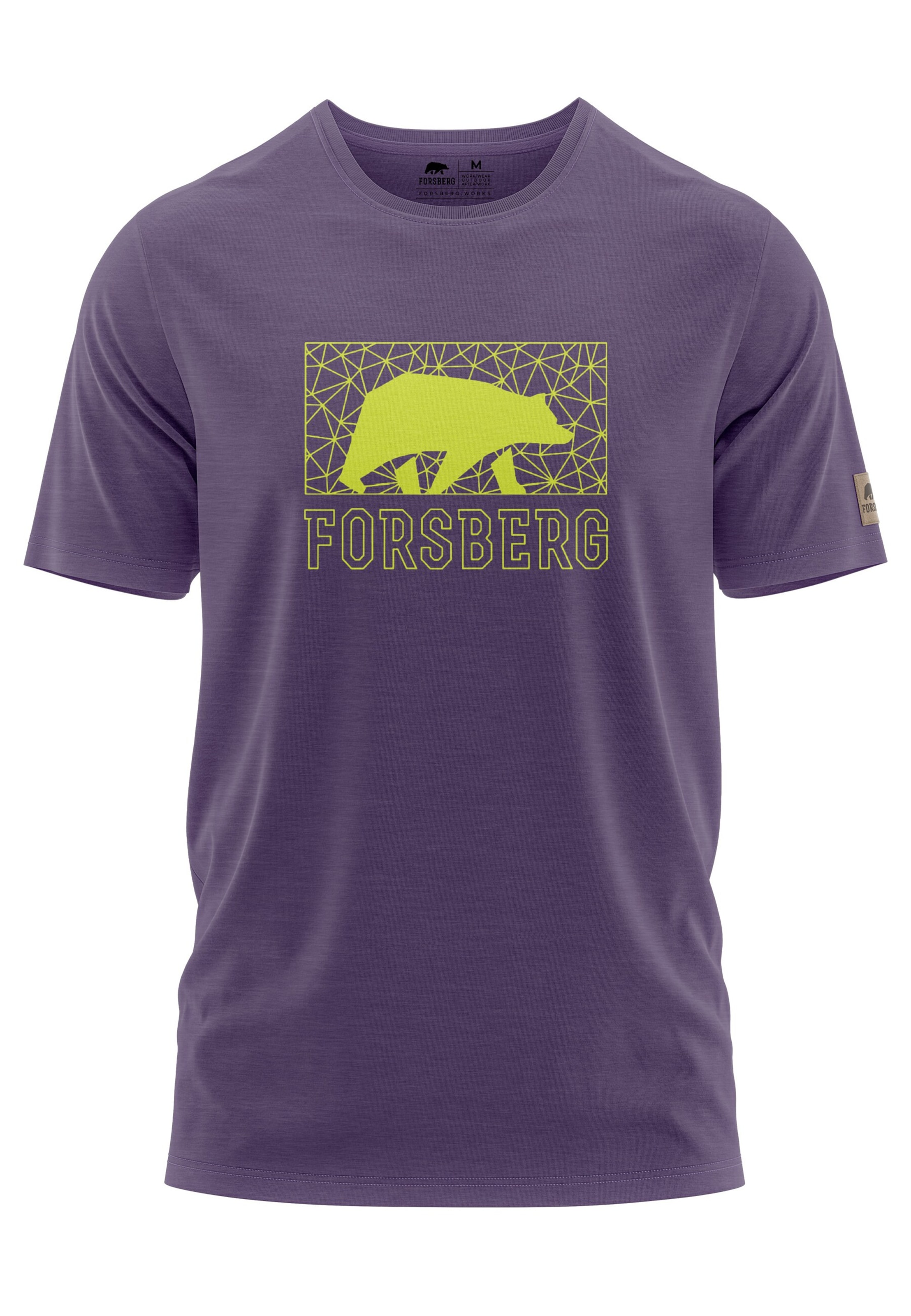 FORSBERG Shirt in Lila: Vorderseite