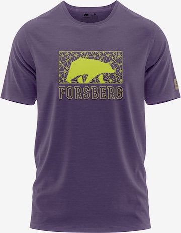 FORSBERG Shirt in Lila: Vorderseite