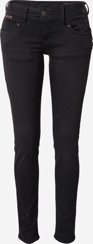 Herrlicher Skinny Jeans 'Piper' in Zwart: voorkant