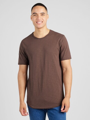 Only & Sons Shirt 'BENNE' in Bruin: voorkant