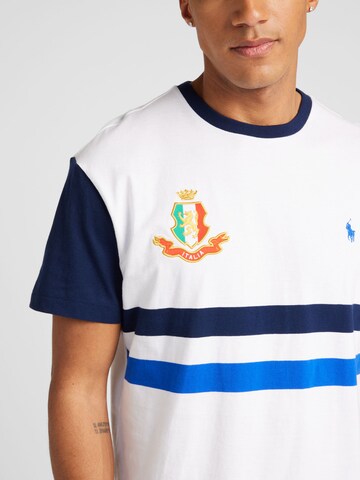 Tricou de la Polo Ralph Lauren pe alb