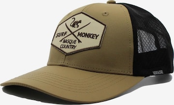 Surf Monkey - Gorra deportiva en beige: frente