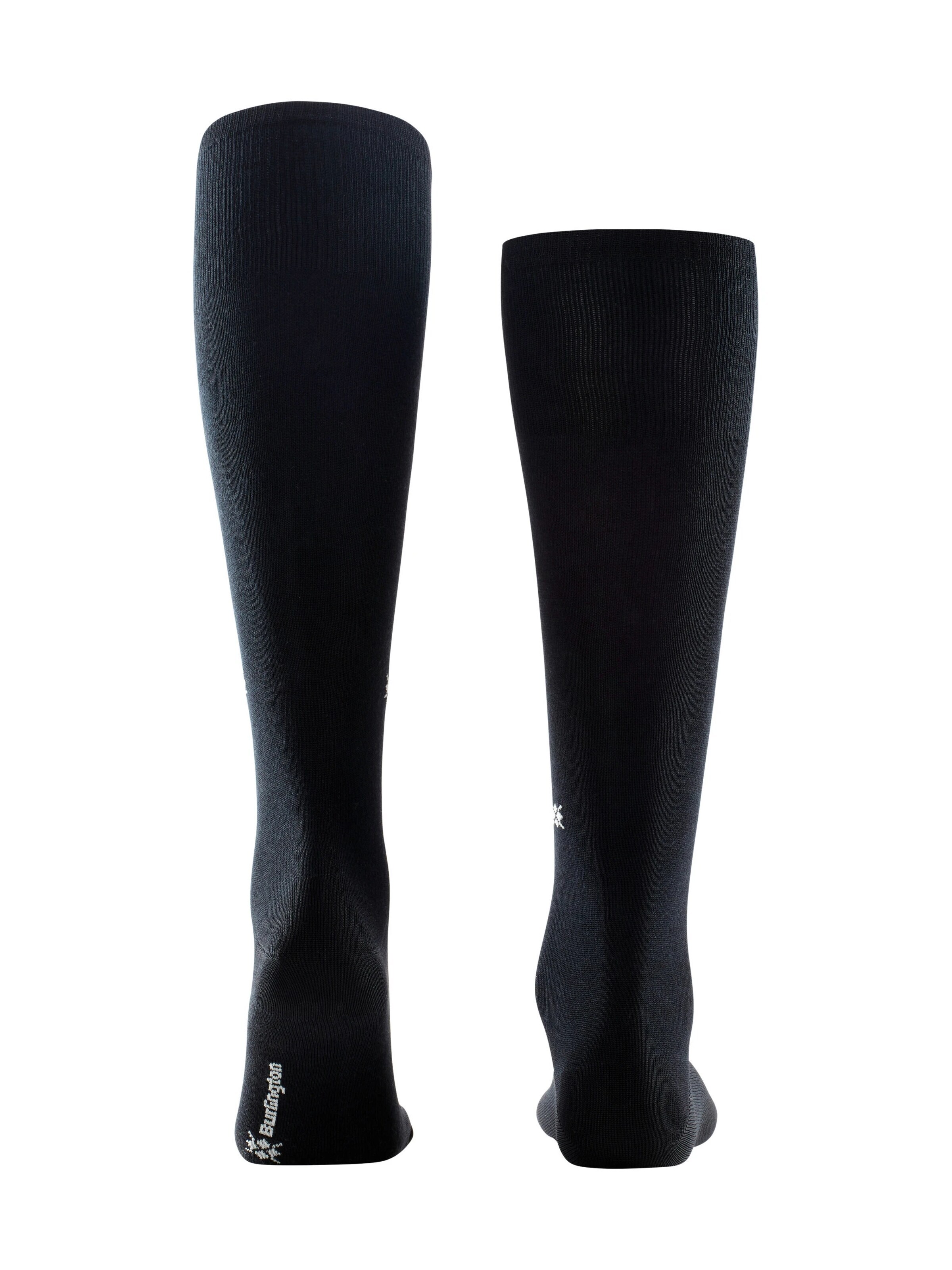BURLINGTON Knee High Socks 'Dublin' in Black
