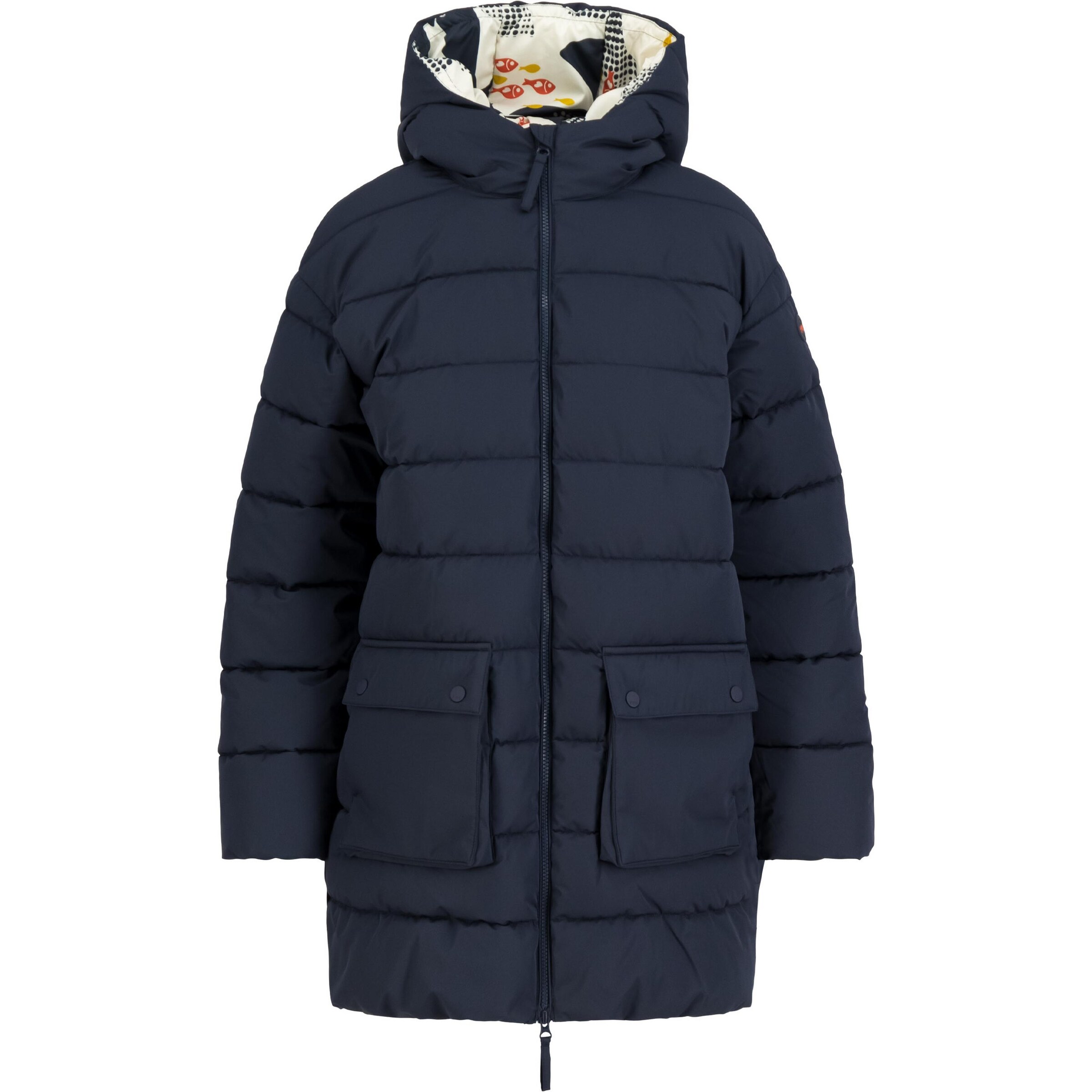 Blutsgeschwister Winterjacke in Blau: Vorderseite