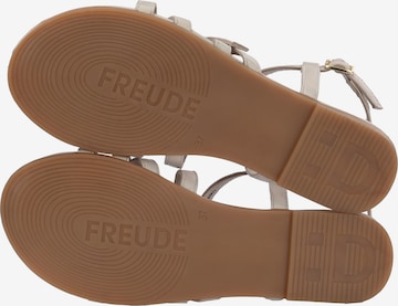 FREUDE Strap Sandals 'Antares' in Beige