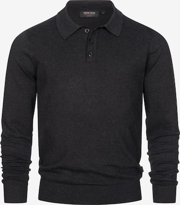 INDICODE JEANS Pullover in Grau: Vorderseite