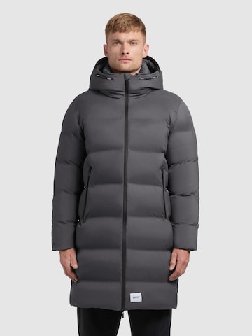 Manteau d’hiver 'Caius 2' khujo en gris : devant