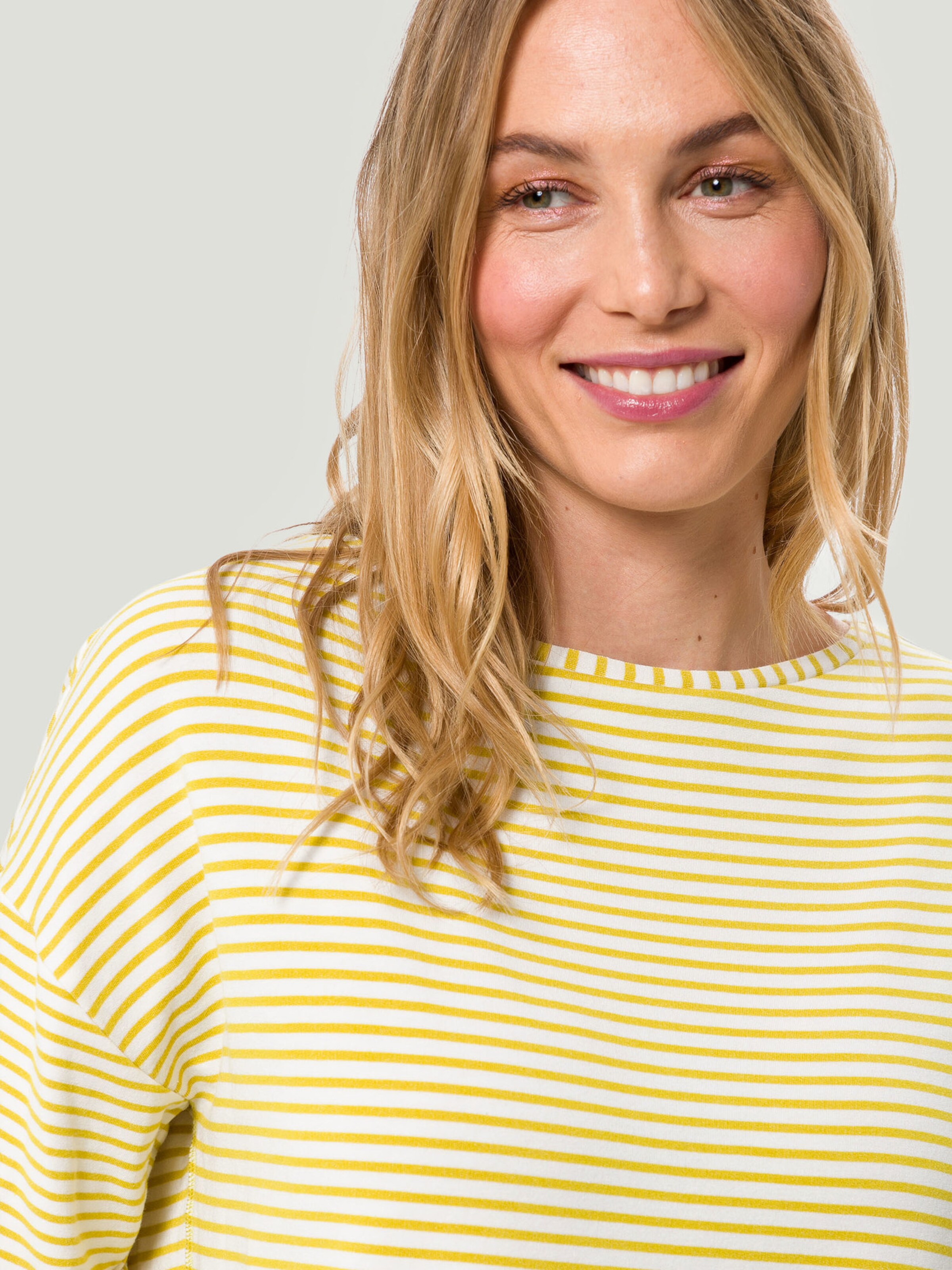 Frauen Große Größen zero Shirt in Gelb - NO16766