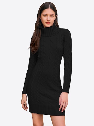 Imily Bela Kleid in Schwarz: Vorderseite