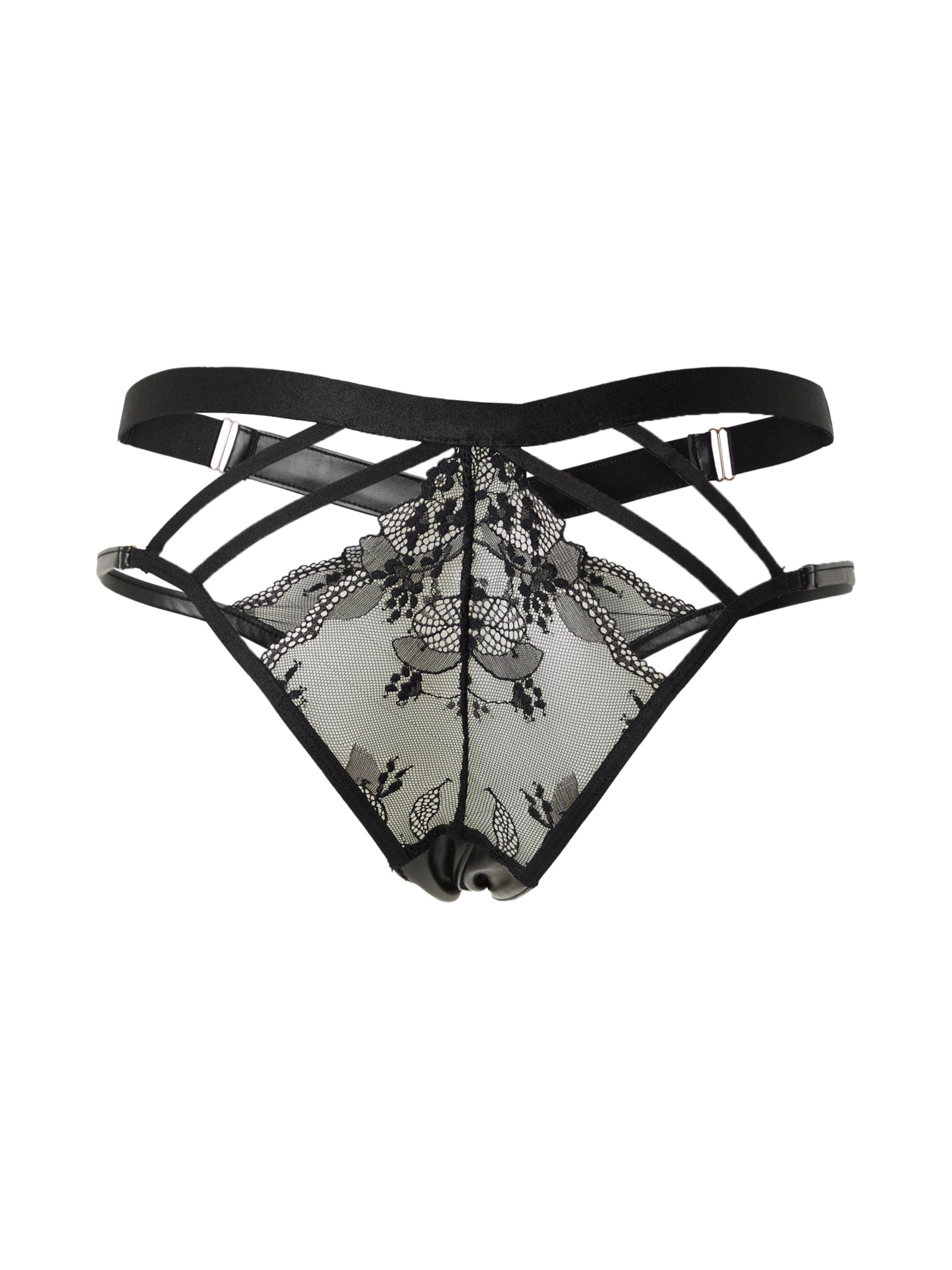 Hunkemöller Ouvert 'Nadia' w kolorze czarny