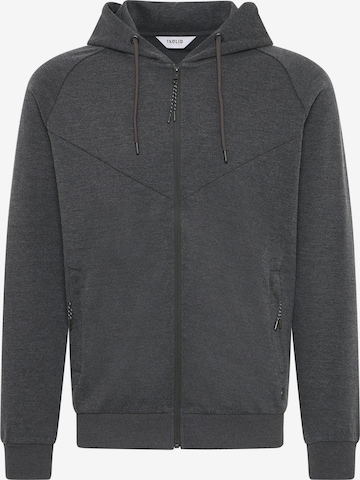 !Solid Sweatjacke 'Gelbert' in Grau: Vorderseite