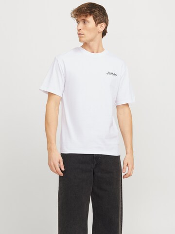 JACK & JONES T-Shirt 'Beau' in Weiß: Vorderseite