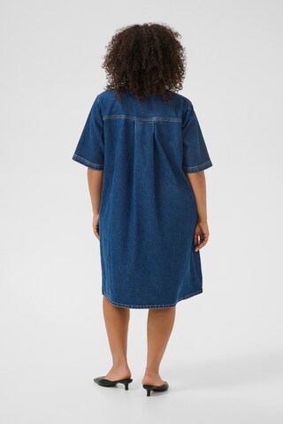 KAFFE CURVE Jurk in Blauw