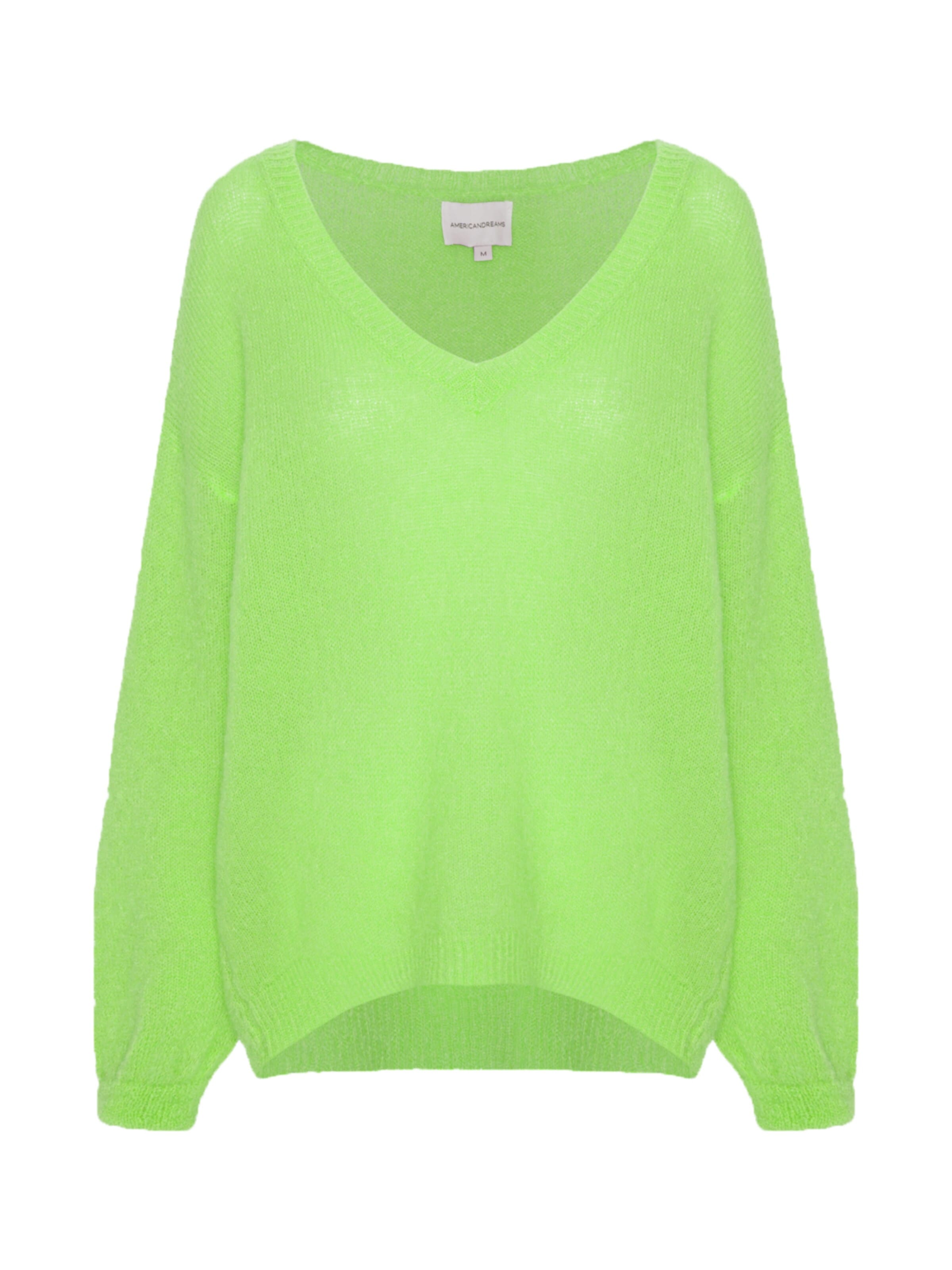 americandreams Oversizepullover 'Silja'‌‌ in Grün: Vorderseite