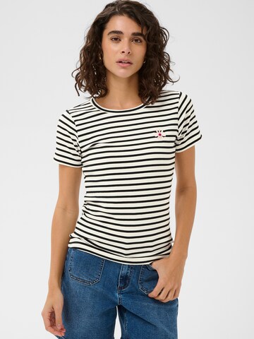 mėlyna Kaffe Marškinėliai 'KAliddy Flower': priekis