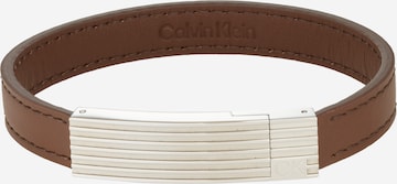 Calvin Klein Armband in Bruin: voorkant