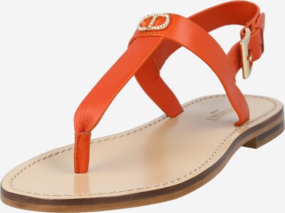 Twinset T-Bar Sandals in Orange, Item view
