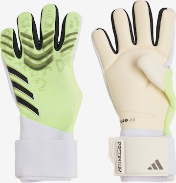ADIDAS PERFORMANCE - Guantes deportivos 'Predator Pro' en verde: frente
