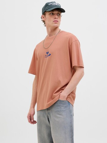 JACK & JONES Shirt in Orange