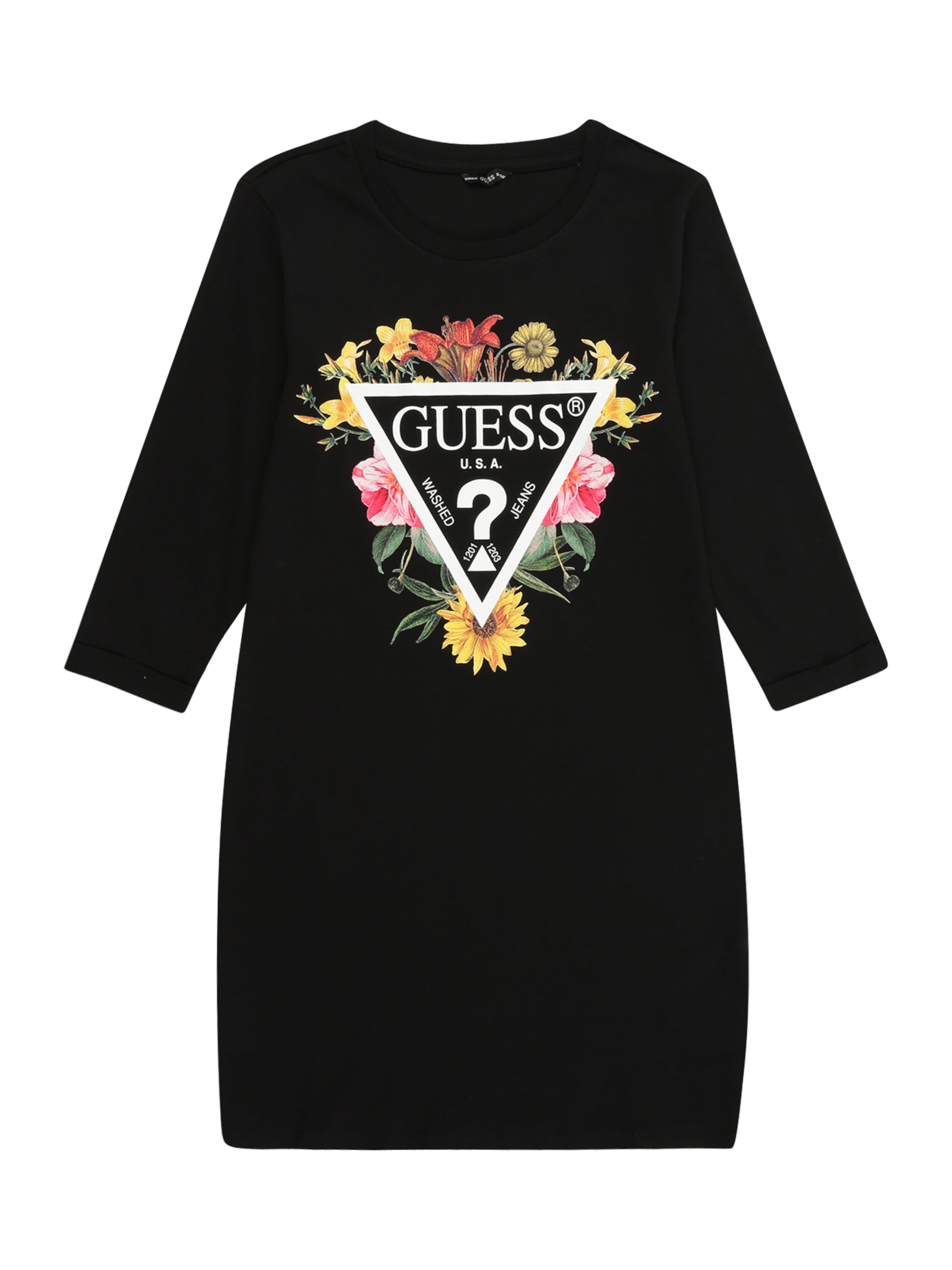 GUESS Kleit, värv must: eest vaates