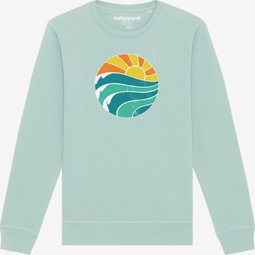 Watapparel Sweatshirt ' Summer Sun ' in Blauw: voorkant