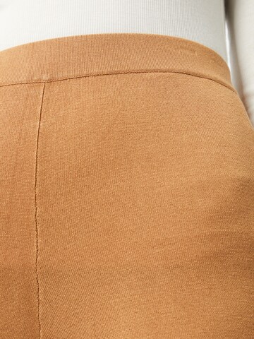 Dorothy Perkins Široke hlačnice Hlače | rjava barva