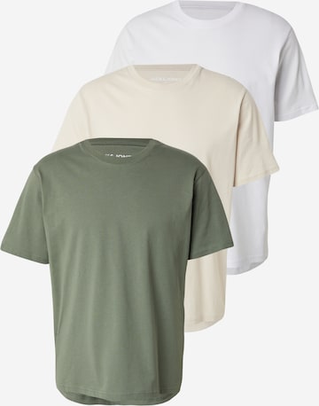 JACK & JONES Shirt in Beige: voorkant