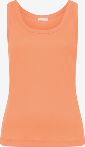 Hanro Top in Oranje: voorkant