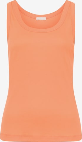 Hanro Top in Oranje: voorkant